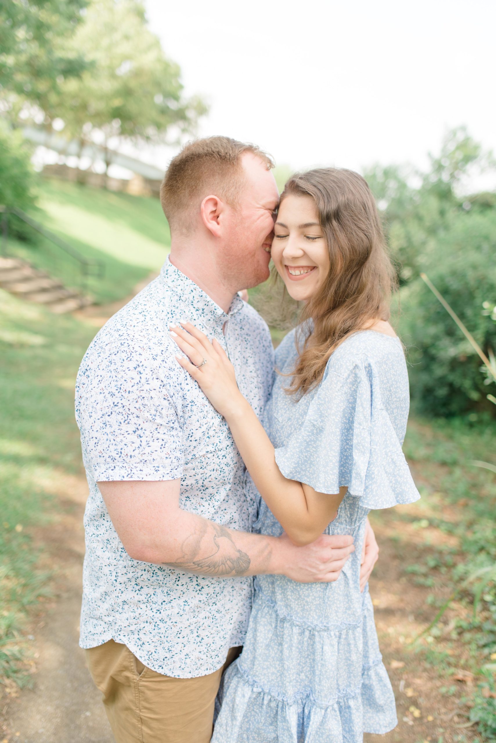 Engagement session at Jonas Greene Park in Annapolis.